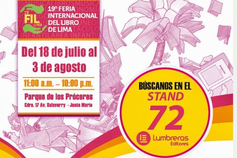 FIL. Afiche de la 19ª Feria del Libro de Lima.