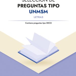 Selección de preguntas tipo UNMSM: letras contiene preguntas tipo DECO