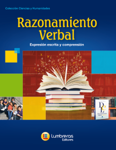 Razonamiento verbal: expresión escrita y comprensión