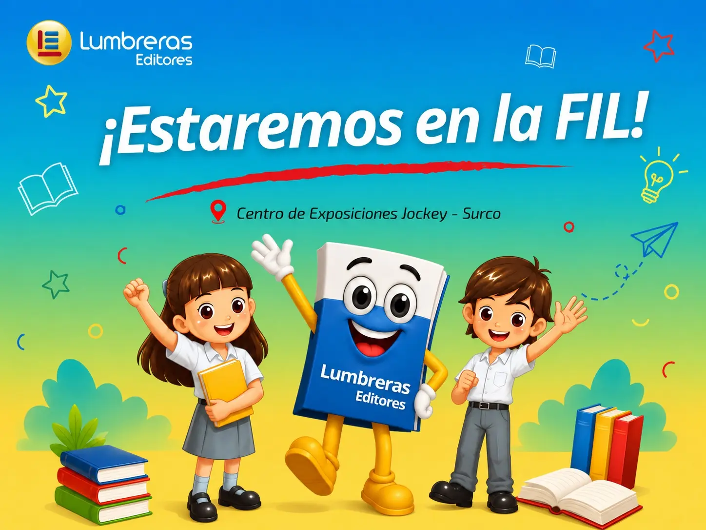 Publicidad sobre la FIL Lima 2026